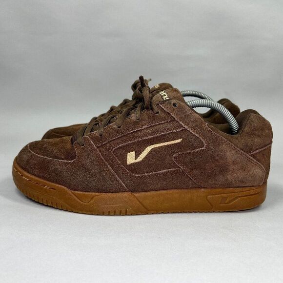 Vans Westchester Shoes Men\'s 10‎ Brown Suede Vintage Fat Tongue Skate Sneakers